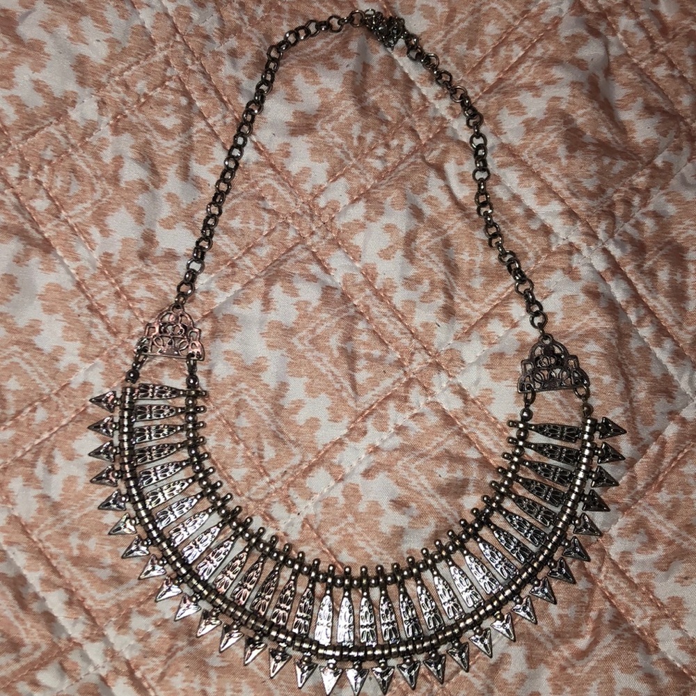 Boho Silver Necklace